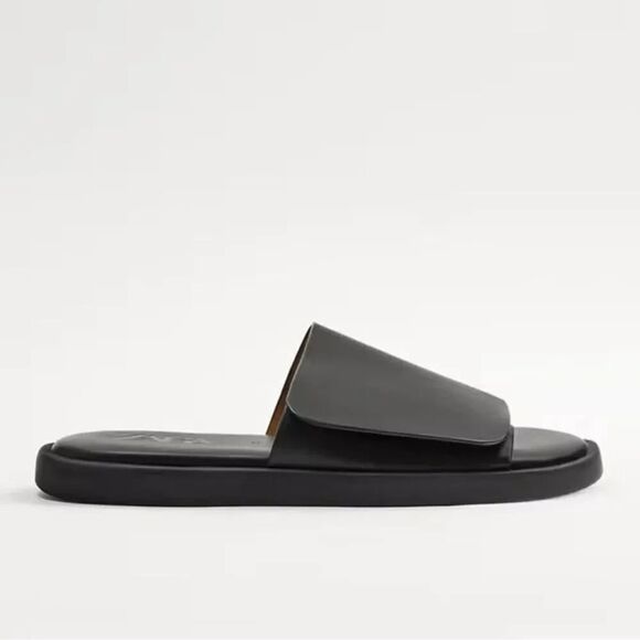 ZARA MEN’S LEATHER SANDAL - Picture 1 of 5